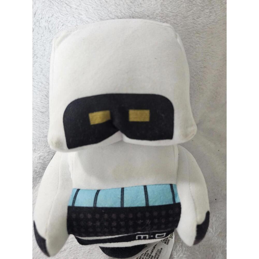 Disney Pixar MO Robot Plush Clear Wall-E White 8" Stuffed Toy Movie Cartoon - Picture 3 of 11